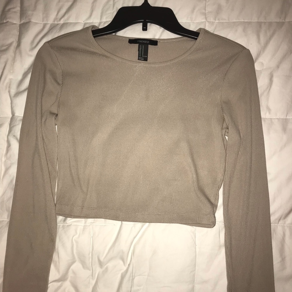 Nude Crop Top